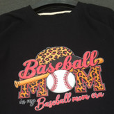 تیشرت زنانه BaseBall باکسی پارچه نخ پنبه