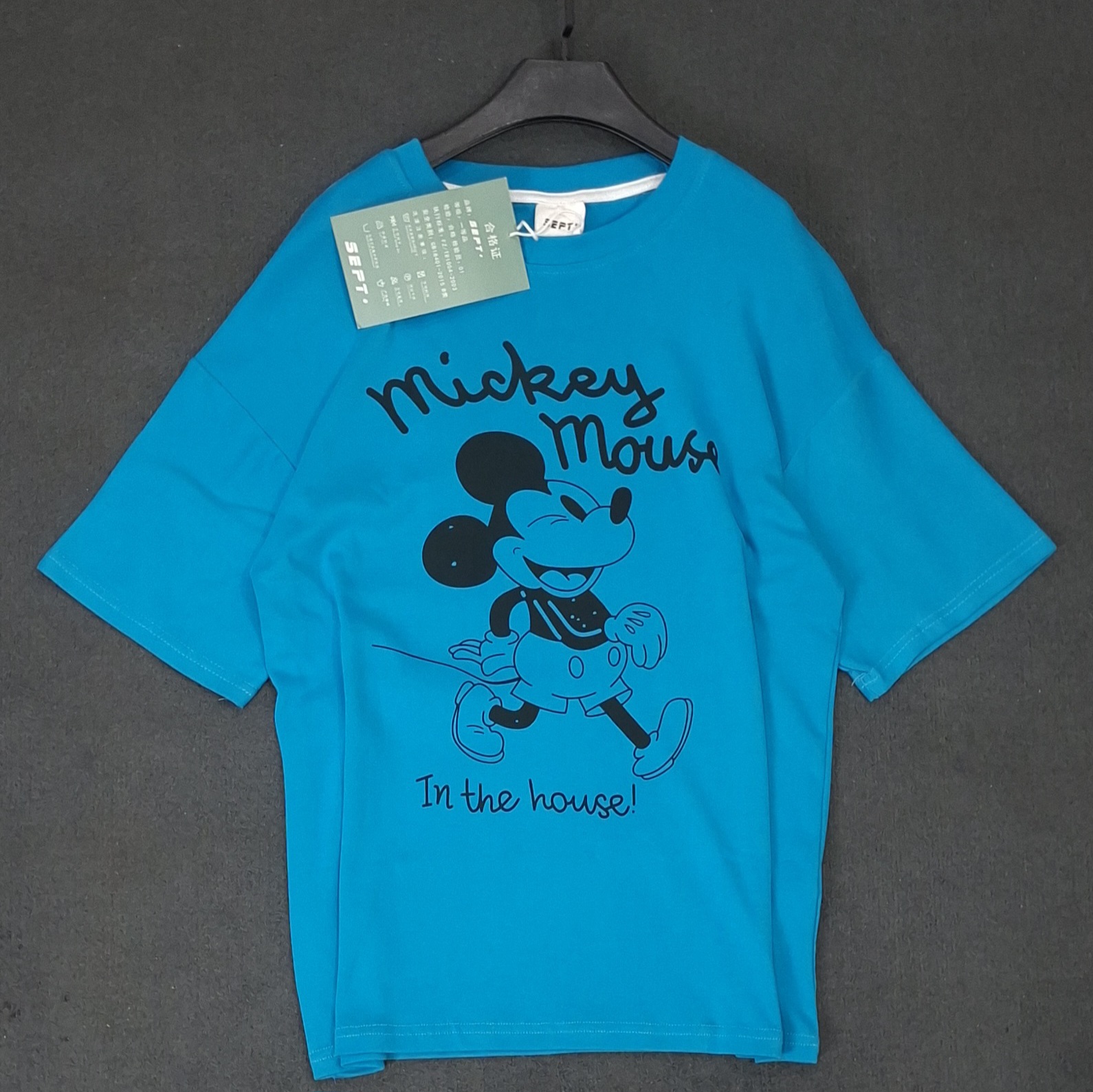تیشرت زنانه mickey mous لانگ خارجی شناسنامه دار
