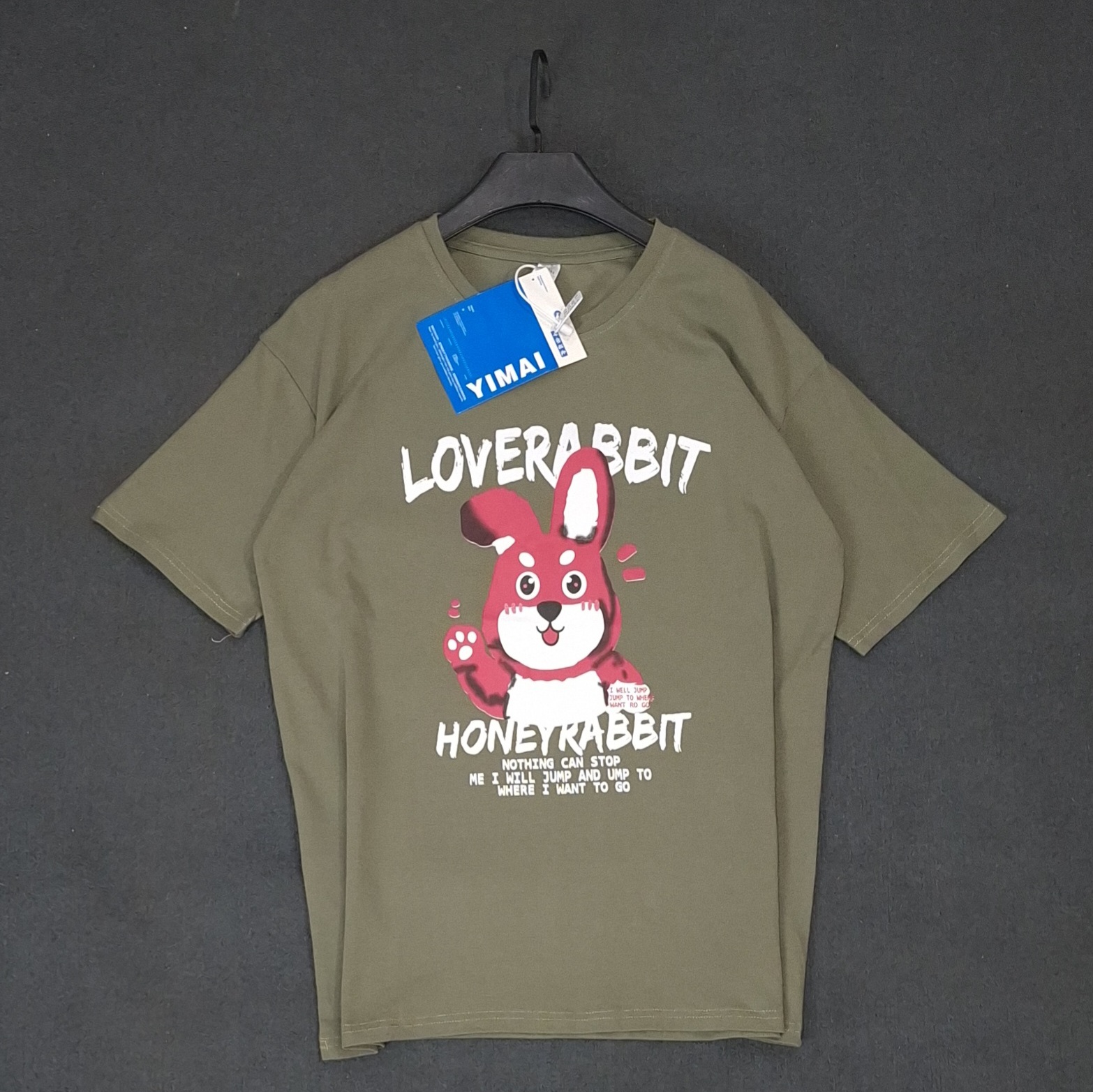 تیشرت زنانه Love Rabbit  لانگ خارجی شناسنامه دار
