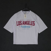 تیشرت زنانه Los Angeles لانگ پارچه مچینست یک رو